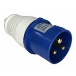 Plugue Industrial 2p+t 16a 6horas 200-250v Azul Weg