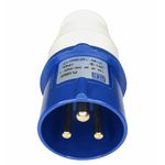 Plugue Industrial 2p+t 16a 6horas 200-250v Azul Weg