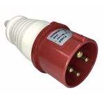 Plugue Industrial 3p+t 16a 6horas 380-440v Vermelho Weg