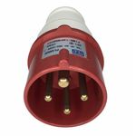 Plugue Industrial 3p+t 16a 6horas 380-440v Vermelho Weg