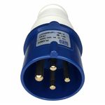 Plug Industrial 3p+t 16a 9horas 200-250v Azul Standard Weg