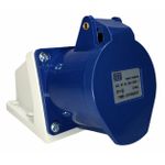 Tomada Sobrepor Industrial 2p+t 32a 6horas 200-250v Azul Weg