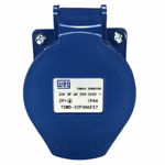 Tomada Sobrepor Industrial 2p+t 32a 6horas 200-250v Azul Weg