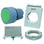 Botão De Pulso Faceado Verde 22mm 1na Weg Cew-bfm2 
