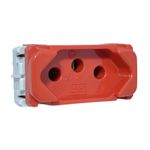 Módulo Tomada 2P+T 20A Composé Vermelho 250Vca 13203152