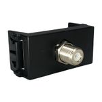 Modulo Tomada Antena Tv p/ Cabo Coaxial Refinatto Weg Preto