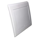 Placa 4x4 Cega Refinatto Weg Style Branca C/ Fundo Branco