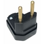 Plugue Macho 2P Weg 90° 20A 250V Preto 13302189