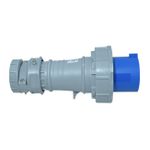 Plugue Industrial 3p+t 63a 9horas Azul 220-250v Weg 12821000