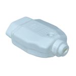 Plugue Macho 2P Weg 180° 10A 250V Branco 13303168