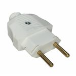 Plugue Macho 2P Weg 180° 10A 250V Branco 13301677