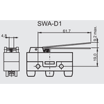 Micro Fim De Curso Haste Longa 15A Switerm SWAD1