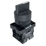 Botão Comutador 3 Posição Mola 22mm 2na LK2ED53 Lukma
