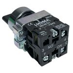Botão Comutador Metálico 3 Posição Mola 22mm 2na LK2BD53