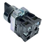 Botão Comutador Metálico 3 Posição Mola 22mm 2na LK2BD53