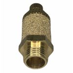 Silenciador Pneumatico C/ Controle de Fluxo 1/8" BSP Em bronze