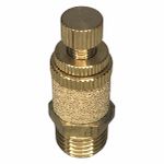 Silenciador Pneumatico C/ Controle de Fluxo 1/4" BSP Em bronze