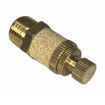 Silenciador Pneumatico C/ Controle de Fluxo 1/4" BSP Em bronze