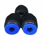 Conexão Pneumatica União Y Fluir Tubo 04mm Engate Rapido