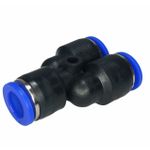 Conexão Pneumatica União Y Fluir Tubo 10mm Engate Rapido