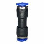 Conexão Pneumatica União Tipo Emenda Fluir 04mm Plastica 