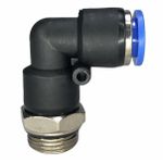 Conexão Pneumatica Cotovelo Fluir Tubo 10mm x Rosca 3/8 BSP 