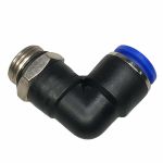 Conexão Pneumatica Cotovelo Fluir Tubo 12mm x Rosca 3/8 BSP 