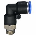 Conexão Pneumatica Cotovelo Fluir Tubo 06mm x Rosca 1/8 BSP 