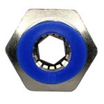 Conexão Pneumatica Reta Fluir Tubo 10mm x Rosca 1/2 BSP