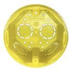 Caixa Octogonal 3 X 3 De Embutir Tramontina Amarela