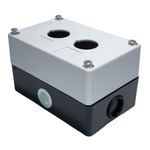 Caixa Plastica Para Botão 22mm 2 Furos Vazia Lukma LK-B02