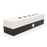 Caixa Plastica Para Botão 22mm 5 Furos Vazia Lukma CPB522