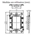 Refinatto Suporte Plastico P/ Placas 4x2 Weg 13803840