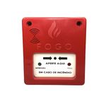 Acionador Manual De Incêndio Endereçavel Segurimax Compact 20 a 30 Vcc