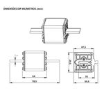 Fusivel Nh Weg 80a Ultra Rápido Classe Ar Fnh00-80k-a