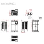 Inversor De Frequencia 15CV Weg CFW500 47A 220V Trifásico C/ Modulo Padrão