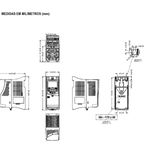 Inversor De Frequência Mono 0,5cv 2,6a 220v Weg Cfw500 G2