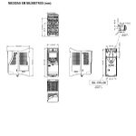 Inversor De Frequencia 20CV Weg CFW500 56A 220V Trifásico C/ Modulo Padrão