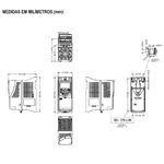 Inversor De Frequência Weg 3cv 6,1a 380v Cfw500 Trifásico