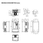 Inversor De Frequencia 50CV Weg CFW700 70A 380/440V Trifásico