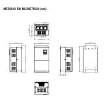 Inversor De Frequencia 50CV Weg CFW500 77A 380-480V Trifásico C/ Modulo Padrão