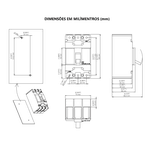 Disjuntor Caixa Moldada 60a Weg Agw100n-dx60-3 (35ka 220v)