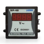 Voltímetro Digital Quadrado 220Vca 48x48mm 0-600V LK-DP348 Lukma