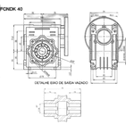 Redutor De Velocidade 1/30 Coroa S/ Fim Acionac Fcndk40