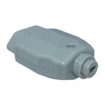 Plugue Femea 2P+T Weg 180° 10A 250V Cinza 13303184