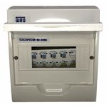 Quadro De Distribuição De Sobrepor Weg 8 Disjuntores Branco