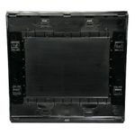 Placa 4x4 Cega Refinatto Weg Style Preta C/ Fundo Preto 