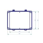 Quadro Multplast 400x300x200 mm Cinza/Tr DF- Schuhmacher