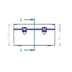 Quadro Multplast 500x380x200 mm Cinza - Schuhmacher