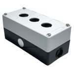 Caixa Plastica Para Botão 22mm 3 Furos Vazia Lukma LK-B03